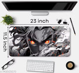 Demon Slayer: Fiery Eyes Anime Extended Gaming Mouse Pad – 23″ × 11.5″