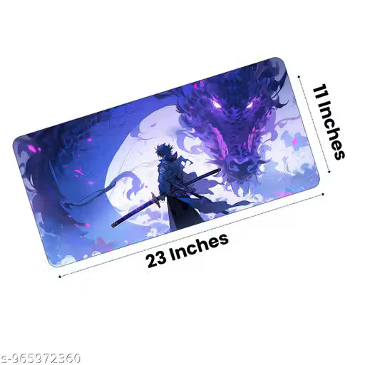 Moonlit Shadow Samurai – Japanese Anime Extended Gaming Mouse Pad
